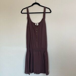 Anthropologie Moth tank sweater dress women’s medium brown EUC
